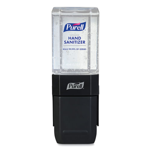 Picture of ES1 Hand Sanitizer Dispenser Starter Kit, 450 mL, 3.12 x 5.88 x 5.81, Graphite, 6/Carton