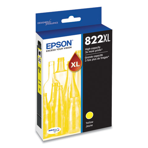 Picture of T822XL420-S (T822XL) DURABrite Ultra High-Yield Ink, 1,100 Page-Yield, Yellow