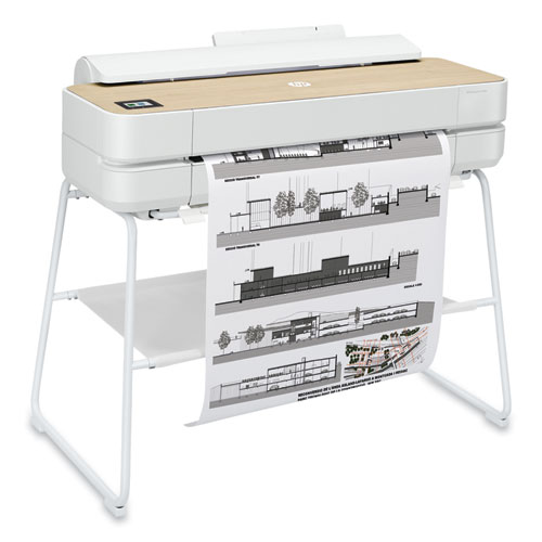 Picture of DesignJet Studio 24" Wood Large-Format Wireless Plotter Printer