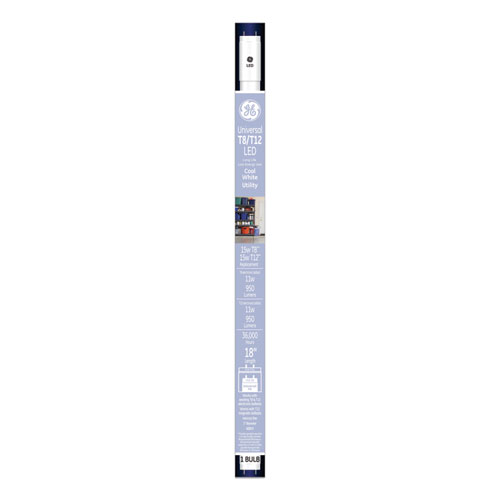 Picture of 18" T8/T12, 15 W, T8 Tube, 11 W, Cool White, 6/Carton
