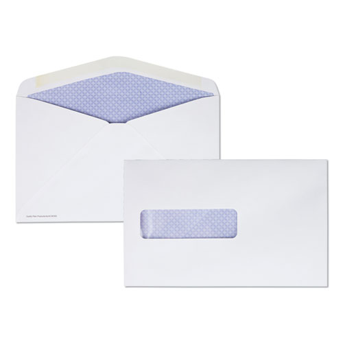 Picture of Postage Saving Envelope, #6 5/8, Commercial Flap, Gummed Closure, 6 x 9.5, White, 500/Pack