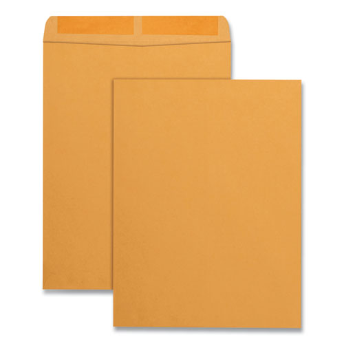 Picture of Catalog Envelope, 28 lb Bond Weight Kraft, #13 1/2, Square Flap, Gummed Closure, 10 x 13, Brown Kraft, 100/Box
