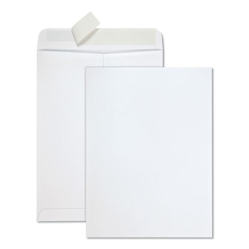 Picture of Redi-Strip Catalog Envelope, #10 1/2, Cheese Blade Flap, Redi-Strip Adhesive Closure, 9 x 12, White, 100/Box