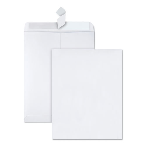 Picture of Redi-Strip Catalog Envelope, #13 1/2, Cheese Blade Flap, Redi-Strip Adhesive Closure, 10 x 13, White, 100/Box