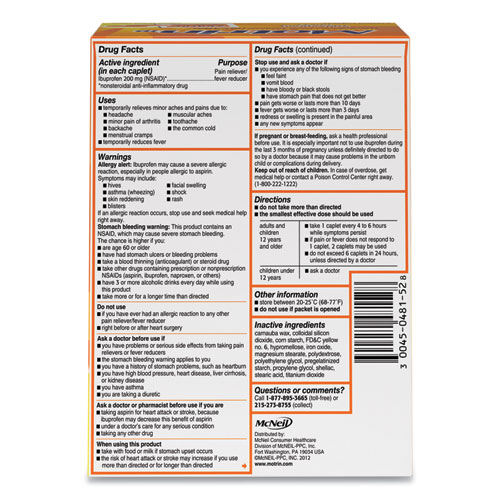 Picture of Ibuprofen Tablets, Two-Pack, 50 Packs/Box