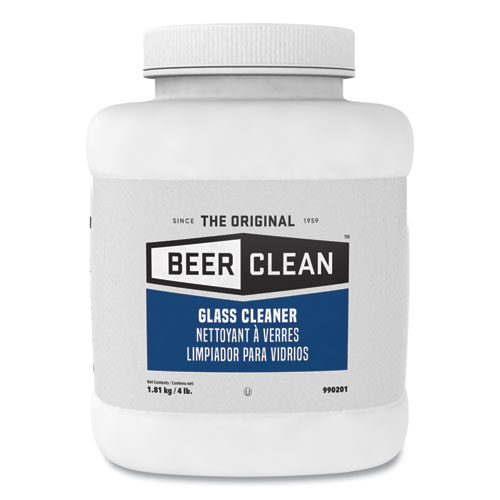 Picture of Beer Clean Glass Cleaner, Unscented, Powder, 4 lb. Container