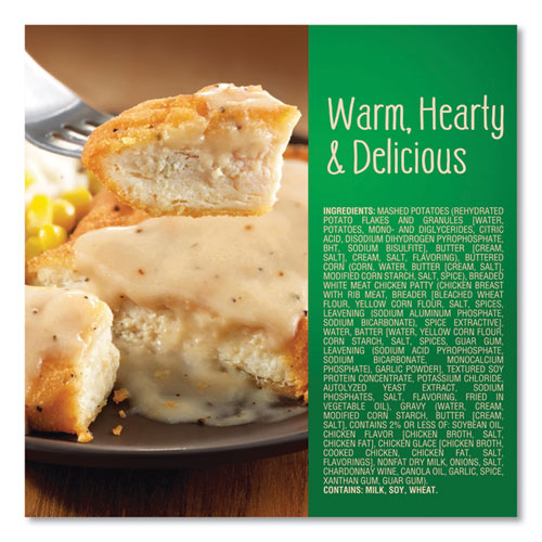 Picture of Country Fried Chicken and Gravy, 13.1 oz Bowl, 5/Pack