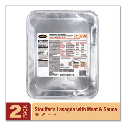 Picture of Lasagna with Meat and Sauce, 96 oz Tray, 2/Pack, Ships in 1-3 Business Days