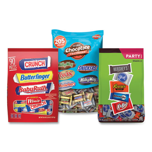 Picture of All Time Favorites Minis Mix, Hersheys/Mars/Nestle, 3 Bags, 8.84 lbs Total/Carton