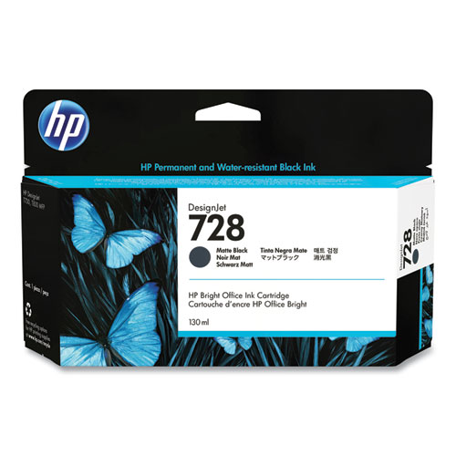 Picture of HP 728, (3WX25A) Matte Black Original Ink Cartridge