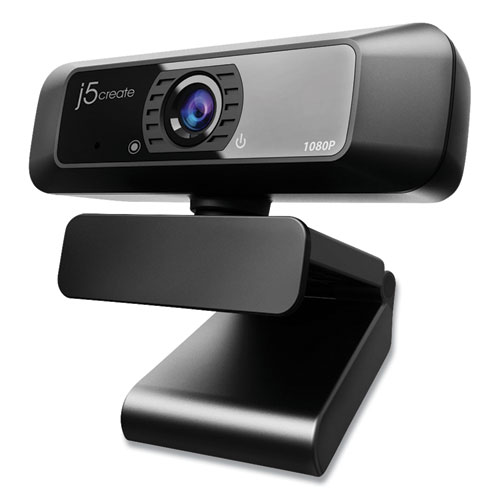 Picture of JVCU100 USB HD Webcam, 1920 pixels x 1080 pixels, 2 Mpixels, Black