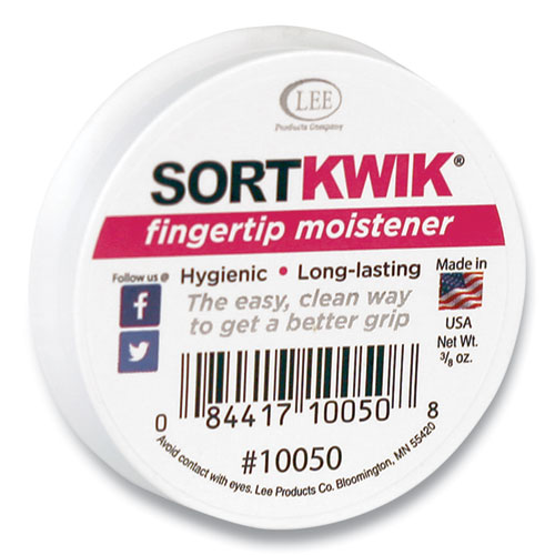 Picture of Sortkwik Fingertip Moisteners, 0.38 oz, Pink **MELT RISK**