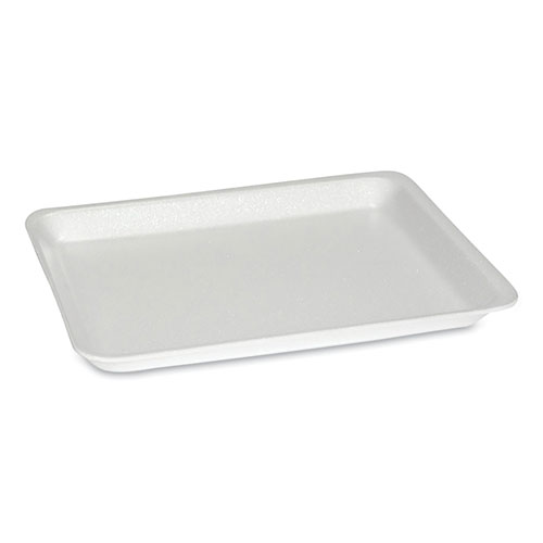 Picture of Supermarket Tray, #8S, 10.5 x 8.25 x 0.7, White, Foam, 500/Carton