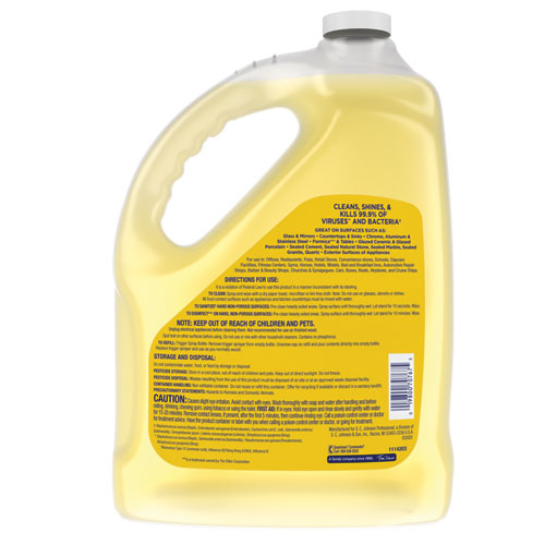 Picture of Multi-Surface Disinfectant Cleaner, Citrus, 1 gal Bottle, 4/Carton