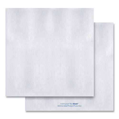 Picture of Bio-Shield Dinner Napkins, 1-Ply, 17 x 17, 8.5 x 8.5 Folded, White, 300/Carton