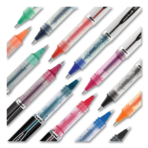 Picture of VISION ELITE Hybrid Gel Pen, Stick, Bold 0.8 mm, Assorted Ink and Barrel Colors, 8/Pack