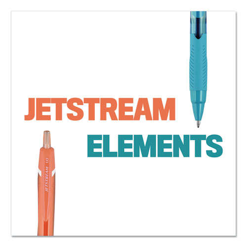 Picture of Jetstream Elements Hybrid Gel Pen, Retractable, Medium 1 mm, Assorted Ink and Barrel Colors, 5/Pack