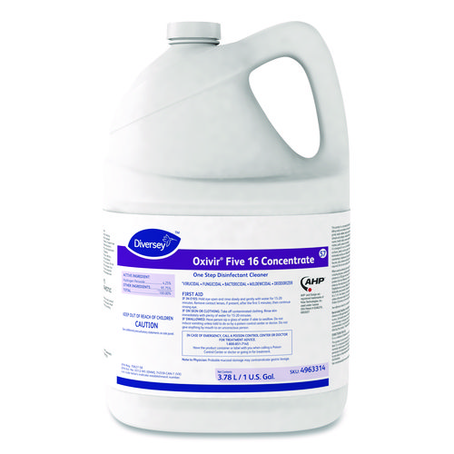 Picture of Five 16 One-Step Disinfectant Cleaner, 1 gal Bottle, 4/Carton