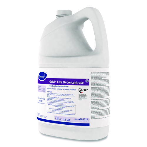 Picture of Five 16 One-Step Disinfectant Cleaner, 1 gal Bottle, 4/Carton