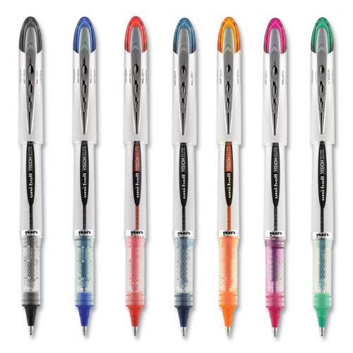 Picture of VISION ELITE Hybrid Gel Pen, Stick, Bold 0.8 mm, Assorted Ink and Barrel Colors, 8/Pack