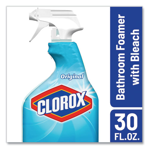 Picture of Bleach Foamer Bathroom Spray, Original, 30 oz Spray Bottle, 9/Carton
