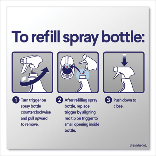 Picture of Bleach Foamer Bathroom Spray, Original, 30 oz Spray Bottle, 9/Carton