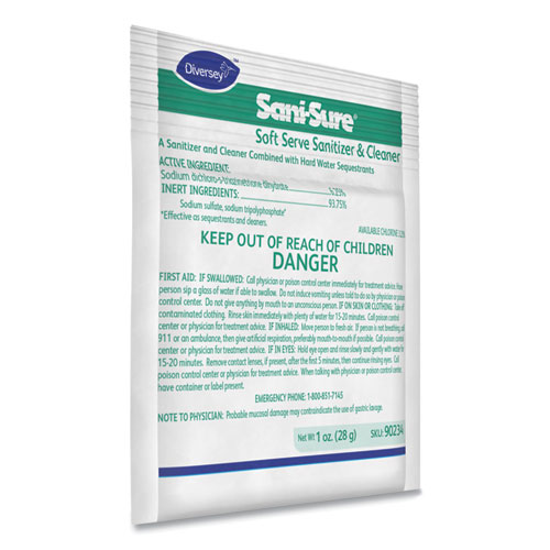 Picture of Sani Sure Soft Serve Sanitizer and Cleaner, Powder, 1 oz Packet, 100/Carton