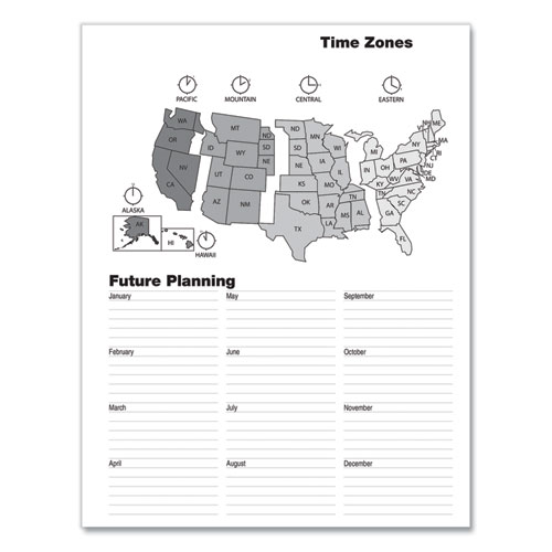 Picture of Recycled Monthly 5-Year/62-Month Planner, 11 x 8.5, Black Cover, 62-Month (Dec to Jan): 2023 to 2029