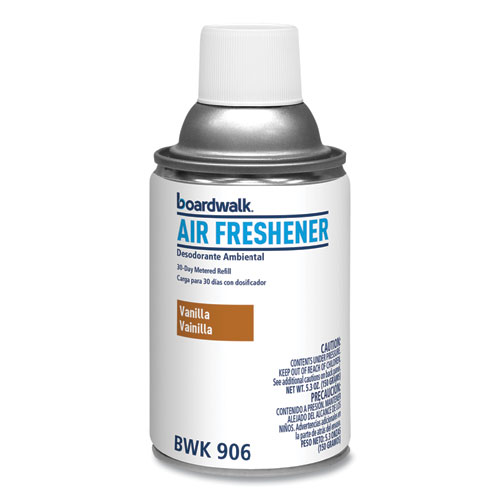 Picture of Metered Air Freshener Refill, Vanilla Bean, 5.3 oz Aerosol Spray, 12/Carton