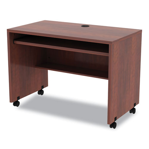 Picture of Alera Valencia Series Mobile Workstation Desk, 41.38" x 23.63" x 30", Medium Cherry