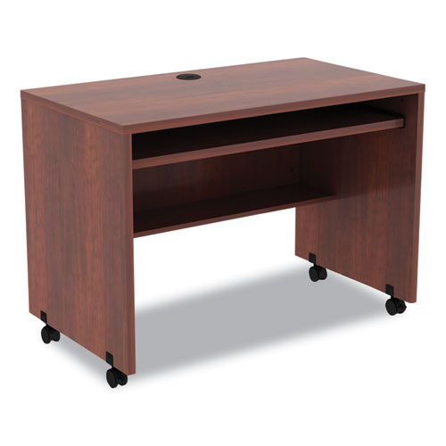 Picture of Alera Valencia Series Mobile Workstation Desk, 41.38" x 23.63" x 30", Medium Cherry