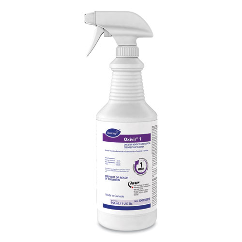 Picture of Oxivir 1 RTU Disinfectant Cleaner, 32 oz Spray Bottle, 12/Carton