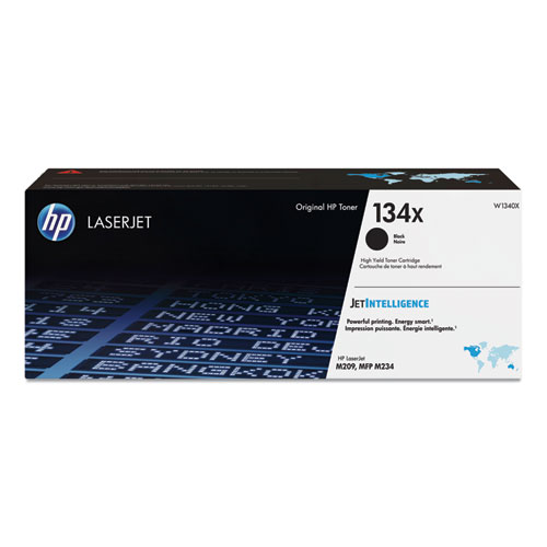 Picture of HP 134X, (W1340X) High-Yield Black Original Laser Toner Cartridge