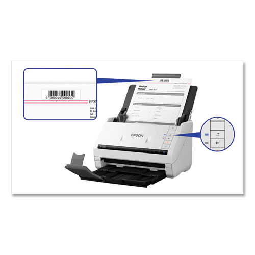 Picture of DS-530 II Color Duplex Document Scanner, 600 dpi Optical Resolution, 50-Sheet Duplex Auto Document Feeder