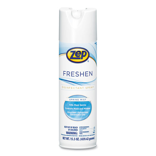 Picture of Freshen Disinfectant Spray, Spring Mist, 15.5 oz Aerosol Spray