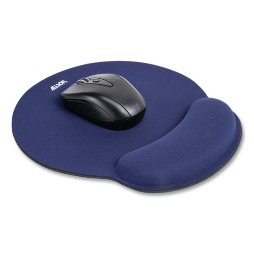 Picture of MousePad Pro Memory Foam Mouse Pad with Wrist Rest, 9 x 10, Blue