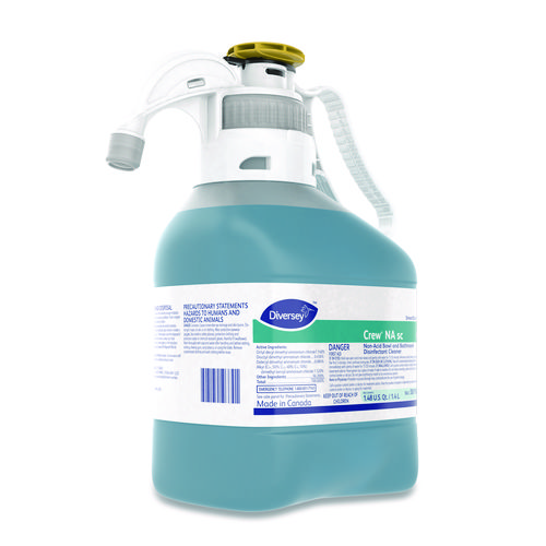 Picture of Crew Non-Acid Bowl and Bathroom Disinfectant Cleaner, Floral, 47.3 oz, 2/Carton