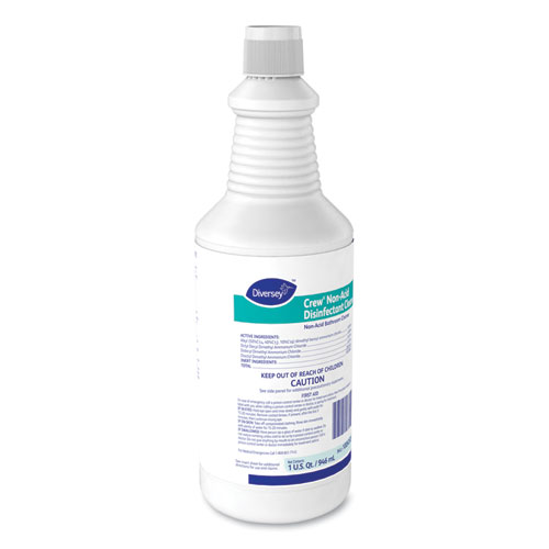 Picture of Crew Neutral Non-Acid Bowl and Bathroom Disinfectant, 32 oz Squeeze Bottle, 12/Carton