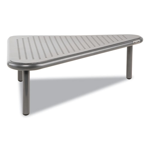 Picture of Metal Art Corner Stand, 20" x 11.5" x 5", Pewter, Supports 40 lbs