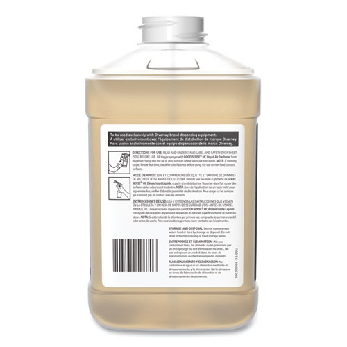 Picture of Good Sense Liquid Odor Counteractant, Clean and Fresh, 84.5 oz, 2/Carton