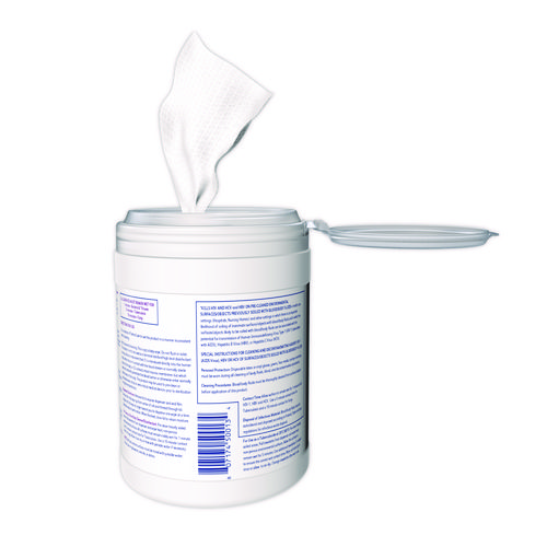 Picture of Oxivir TB Disinfectant Wipes, 7 x 6, White, 160/Canister, 12 Canisters/Carton