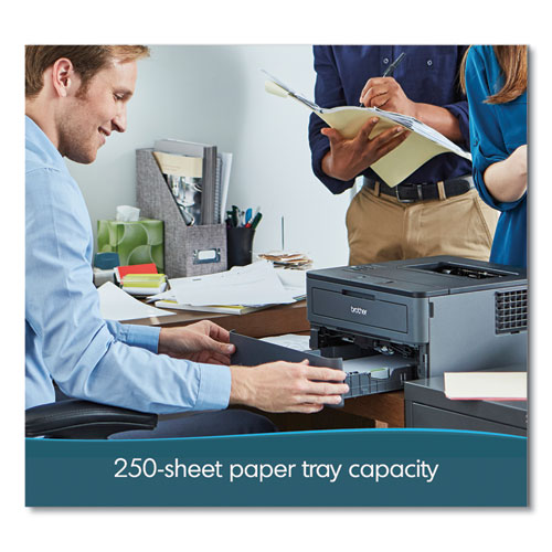 Picture of HLL2370DWXL XL Extended Print Monochrome Compact Laser Printer with Up to 2-Years of Toner In-Box