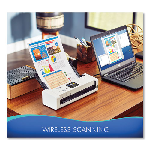 Picture of ADS1700W Wireless Compact Color Desktop Scanner with Duplex and Touchscreen