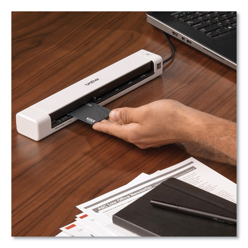 Picture of DS-640 Compact Mobile Document Scanner, 600 dpi Optical Resolution, 1-Sheet Auto Document Feeder