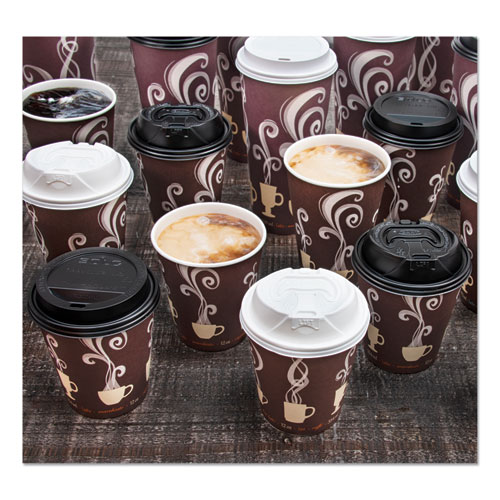 Picture of Thermoguard Insulated Paper Hot Cups, 12 oz, Steam Print Design, 600/Carton