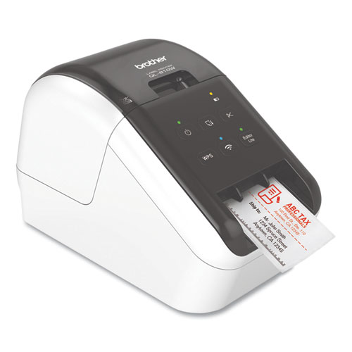 Picture of QL-810W Ultra-Fast Label Printer with Wireless Networking, 110 Labels/min Print Speed, 5 x 9.38 x 6