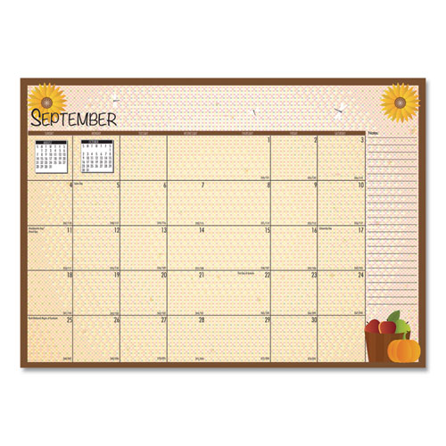 Picture of Seasonal Monthly Planner, Illustrated Seasons Artwork, 10 x 7, Light Blue Cover, 12-Month (Jan to Dec): 2025