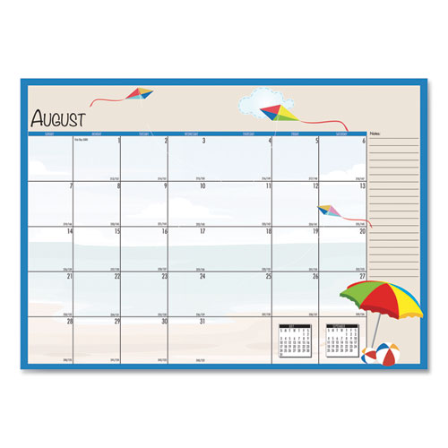 Picture of Seasonal Monthly Planner, Illustrated Seasons Artwork, 10 x 7, Light Blue Cover, 12-Month (Jan to Dec): 2025