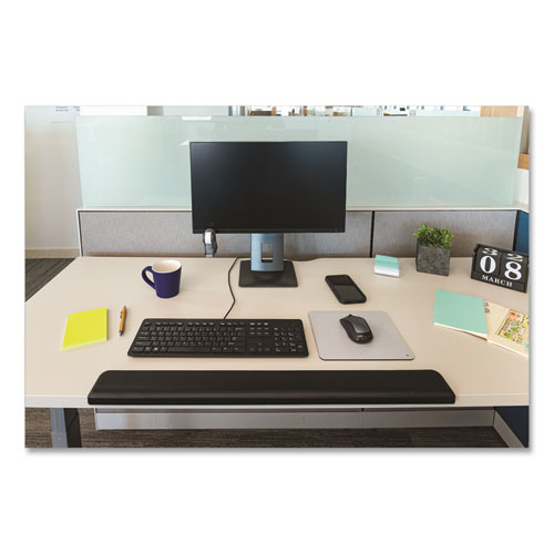 Picture of Gel Wrist Rest for Standing Desks, 30.13 x 3.25, Black