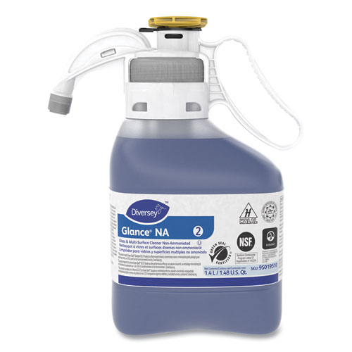 Picture of Glance NA Glass and Surface Cleaner Non-Ammoniated, 1400mL Bottle, 2/Carton
